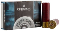 Federal F1274B Power-Shok  12 Gauge 2.75 27 Pellets 4 Buck Shot 5 Bx/ 50 Cs