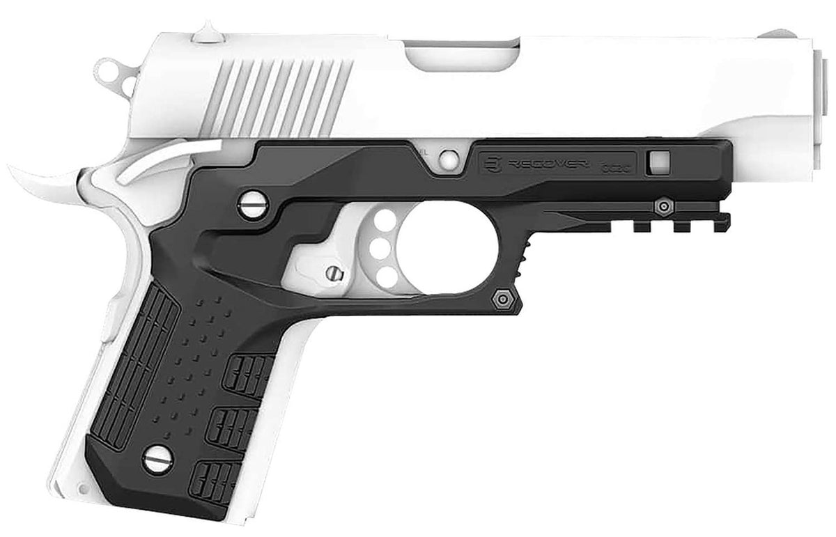 REC CC3C-01 1911 COMP GRIP AND RAIL SYSTEM BLK