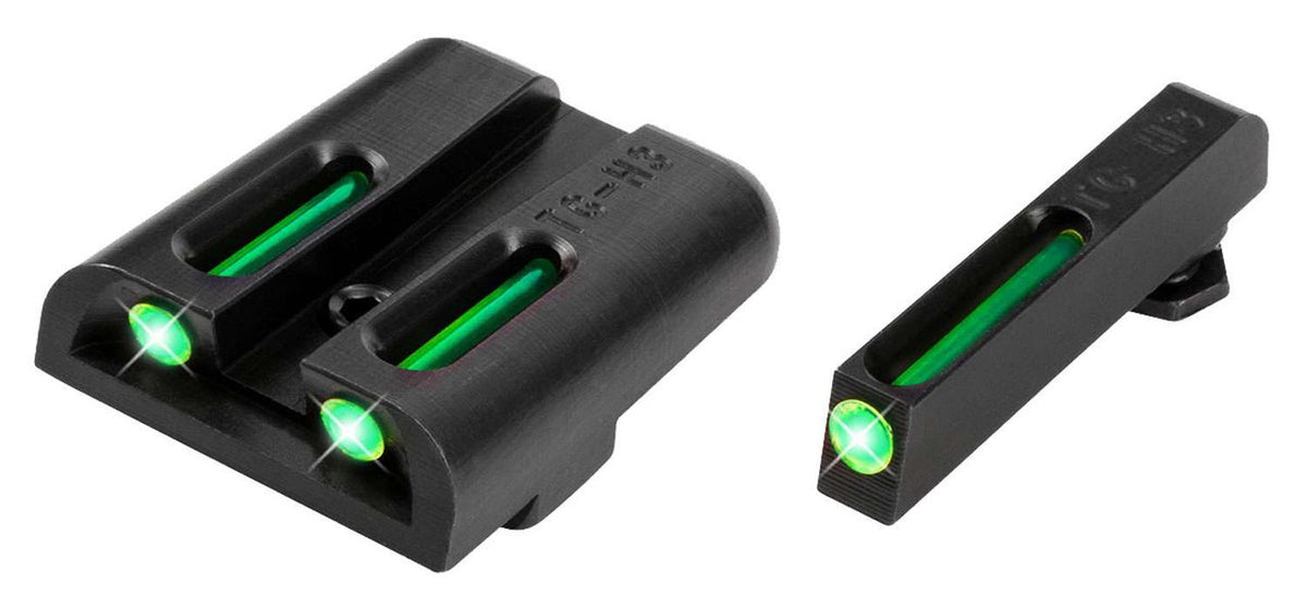 Truglo TG131XT Brite-Site TFO Springfield XD Tritium/Fiber Optic Green Front/Rear Black