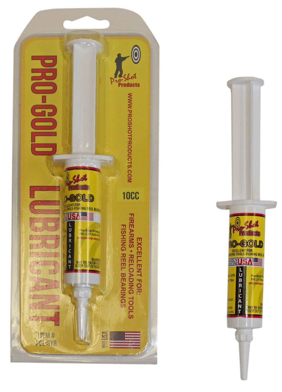 Pro-Shot PGLSYR Pro-Gold Lubricant 10 cc Syringe