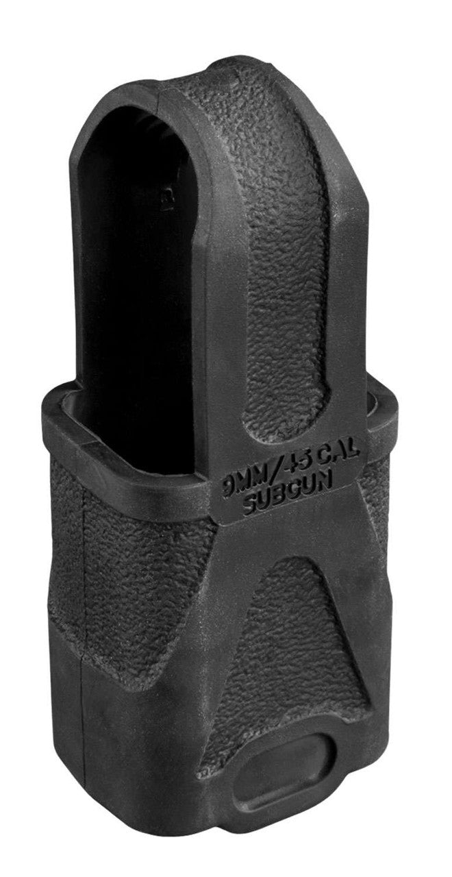 Magpul MAG003-BLK Original Magpul  9mm Subgun Black Rubber 3 Per Pack