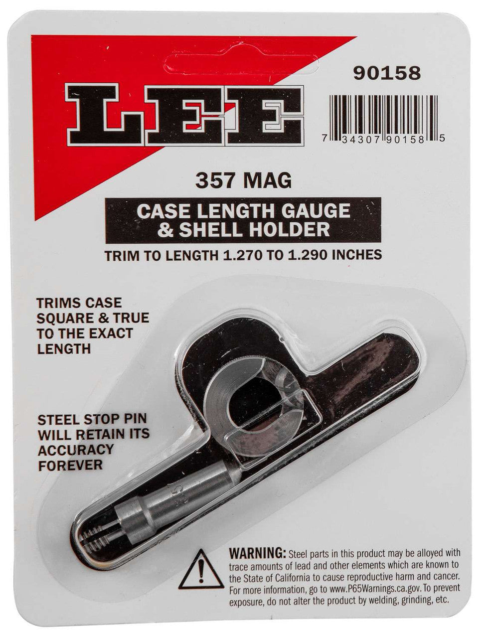 Lee 90158 Case Length Gauge 357 Mag