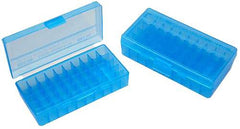 MTM P504524 Case-Gard P-50 45 ACP/10mm 50rd Clear Blue