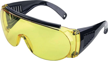Allen 2170 Over Shooting & Safety Glasses  Yellow Lens w/Black Frame
