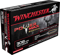 Winchester Ammo X3086BP Power Max Bonded  308 Win 180 gr Protected Hollow Point 20 Bx/ 10 Cs