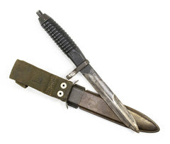 G3 Bayonet w/Scabbard, 12 Groove - Fair Condition