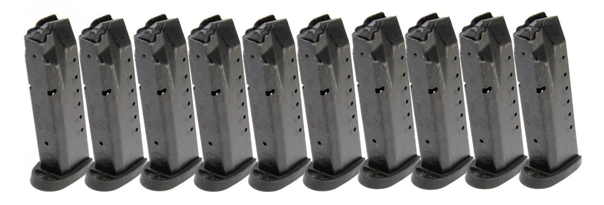 10 Pack Of Smith & Wesson 15rd MP40 .40 S&W Magazines