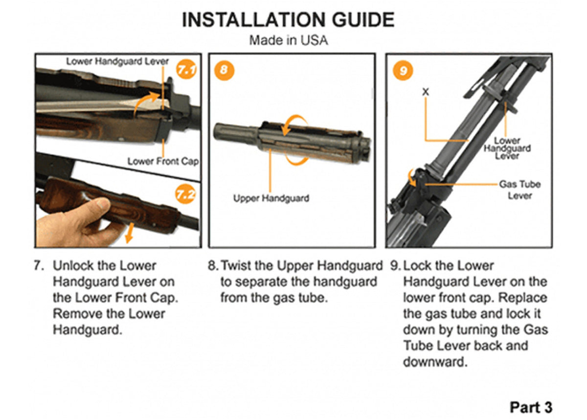 UTG Pro AK Quad Rail Handguard for Yugo M70 - MTU011