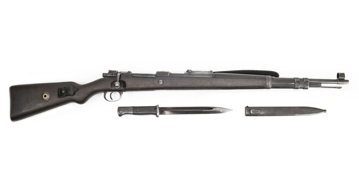German Kar98k M937B 8mm WWII (Portuguese Contract) Mauser - Matching Bayonet and Serial Number F18864PB