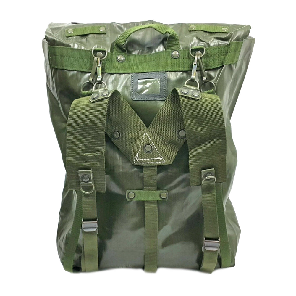 Czech M85 Vinyl Rucksack Olive Drab Green - Used