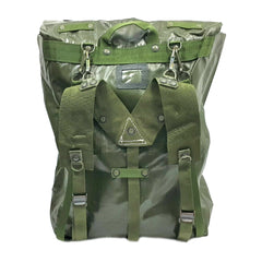 Czech M85 Vinyl Rucksack Olive Drab Green - Used