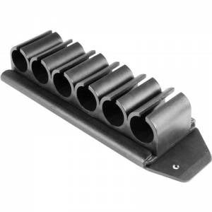 Aim Sports MM6RK Side Shell Carrier  Shotgun 12 Gauge 6 Rounds Black Polymer w/Aluminum Mounting Plate