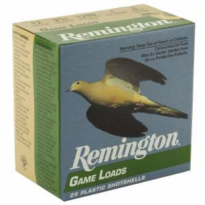 Remington Ammunition GL128 Lead Game Loads  12 Gauge 2.75 1 oz 8 Shot 25 Bx/ 10 Cs