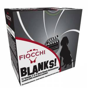 Fiocchi 12BLANK Shotgun Blank12 Gauge 2.75 25 Bx/ 10 Cs