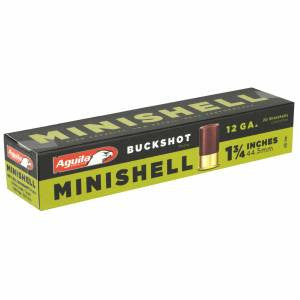 Aguila 1CHB1288 Minishell  12 Gauge 1.75 5/8 oz 4B (7P)/1B (4P) Shot 20 Bx/25 Cs