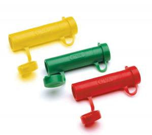 CVA AC1556A Loader Rapid 50 Cal Green Plastic 3 Per Pack