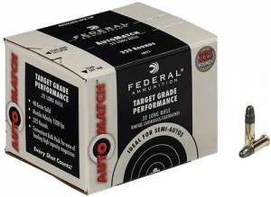 Federal AM22 Champion Training 22 LR 40 gr Lead Round Nose 325rd Box