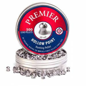 Crosman LHP22 Premier 22 Pellets .22 Pellet Lead Domed Pellet 500 Per Tin