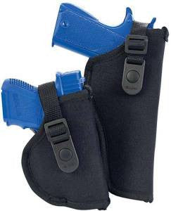 Allen 44803 Cortez  Black Polyester Exterior w/Nylon Interior Belt 5-6.5 Med, Lg DA Revolver Right Hand Size 3