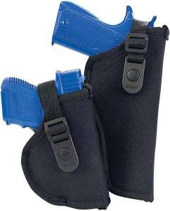 Allen 44806 Cortez  Black Polyester Exterior w/Nylon Interior Belt fits Glock 26,27 Right Hand Size 6