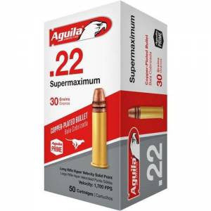Aguila 1B222298 Special Supermaximum 22 LR 30 gr Solid Point 50 Bx/ 100 Cs
