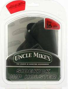 Uncle Mikes 81161 Sidekick  Belt 3.25-3.75 Med/Lg Auto Nylon Black