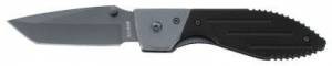 Ka-Bar 3074 Warthog  3 Tanto Plain 420 Stainless Steel G10 Black Handle Folding