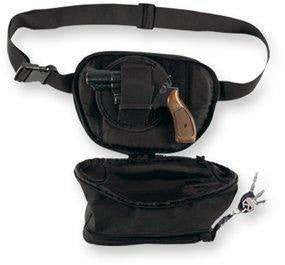 Bulldog BD860 Fanny Pack  Black Nylon Ambidextrous Hand