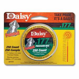 Daisy 987777406 PrecisionMax  .177 Pellet Lead Pointed Field Pellet 250 Per Tin