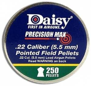 Daisy 997922512 PrecisionMax  .22 Pellet Lead Pointed Field Pellet 250 Per Tin