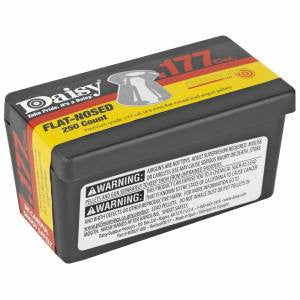 Daisy 990257512 PrecisionMax  .177 Pellet Lead Flat Nose 250 Per Box