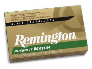Remington Ammunition R223R6 Premier Match 223 Rem 62 gr Hollow Point Match 20 Bx/ 10 Cs
