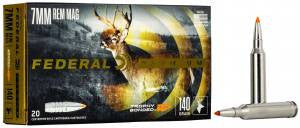 Federal P7RTT2 Premium  7mm Rem Mag 140 gr Trophy Bonded Tip 20 Bx/ 10 Cs