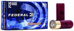 Federal F1274B Power-Shok  12 Gauge 2.75 27 Pellets 4 Buck Shot 5 Bx/ 50 Cs