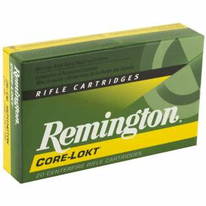 Remington Ammunition R25063 Core-Lokt  25-06 Rem 120 gr Core-Lokt Pointed Soft Point (PSPCL) 20 Bx/ 10 Cs