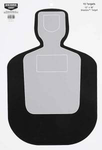 Birchwood Casey 37201 EZE-Scorer BC-19 Silhouette Hanging Paper Target 12 x 18 10 Per Pack