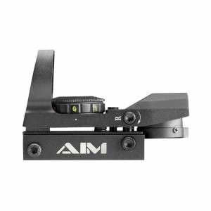 Aim Sports RT403 Reflex Classic Edition 1x 34mm 1 MOA Dual Illuminated Red/Green 4 Pattern CR2032 Lithium Black