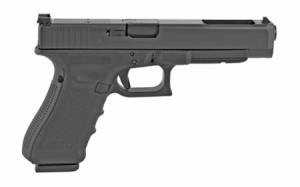 Glock UG343013MOS G34 Gen4 Competition MOS 9mm Luger 5.31 17+1 Black Black Interchangeable Backstrap Grip Modular Optic System Adjustable Sights