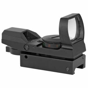 Firefield FF13004 Multi Reflex 1x 33mm Illuminated 4 Pattern Red/Green CR2032 Lithium Black Matte