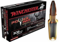 Winchester Ammo X3086BP Power Max Bonded  308 Win 180 gr Protected Hollow Point 20 Bx/ 10 Cs