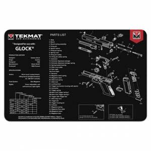 TekMat TEKR17GLOCK Original Cleaning Mat  Glock Parts Diagram 11 x 17