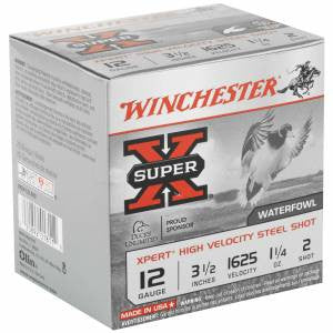 Winchester Ammo WEX12LM2 Super-X Xpert High Velocity 12 Gauge 3.50 1 1/4 oz 2 Shot 25 Bx/ 10 Cs