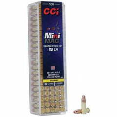 CCI 36CC Mini-Mag  22 LR 40 gr Segmented Hollow Point 100 Bx/ 50 Cs