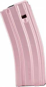 CPD MAGAZINE AR15 5.56X45 30RD PINK FINISH ALUMINUM