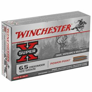 Winchester Ammo X651 Super-X  6.5 Creedmoor 129 gr Power-Point (PP) 20 Bx/ 10 Cs