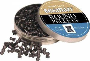 Beeman 1245 Round Pellets .22 Pellet Round 175 Per Tin