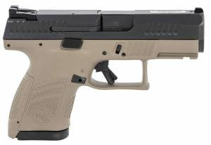 CZ 91561 P-10 Sub Compact 9mm Luger 3.50 12+1 Flat Dark Earth Black Nitride Slide Flat Dark Earth Interchangeable Backstrap Grip Reverse Mag Release