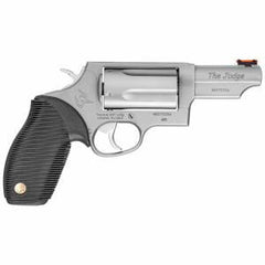 Taurus 2441039T Judge  45 Colt (LC)/410 3 5 Rd Black Ribber Grip Stainless Fiber Optic Front Sight