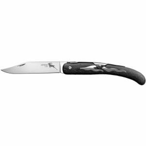 Cold Steel CS20KJ Kudu 4.25 Folding Plain 5Cr15MoV Stainless Steel Polished Blade Zy-Ex Black Woodgrain Handle