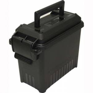 MTM Case-Gard AC1540 AC-15 Ammo Can Black Polypropylene 8.4 x 4.4 x 6.8 12 lbs
